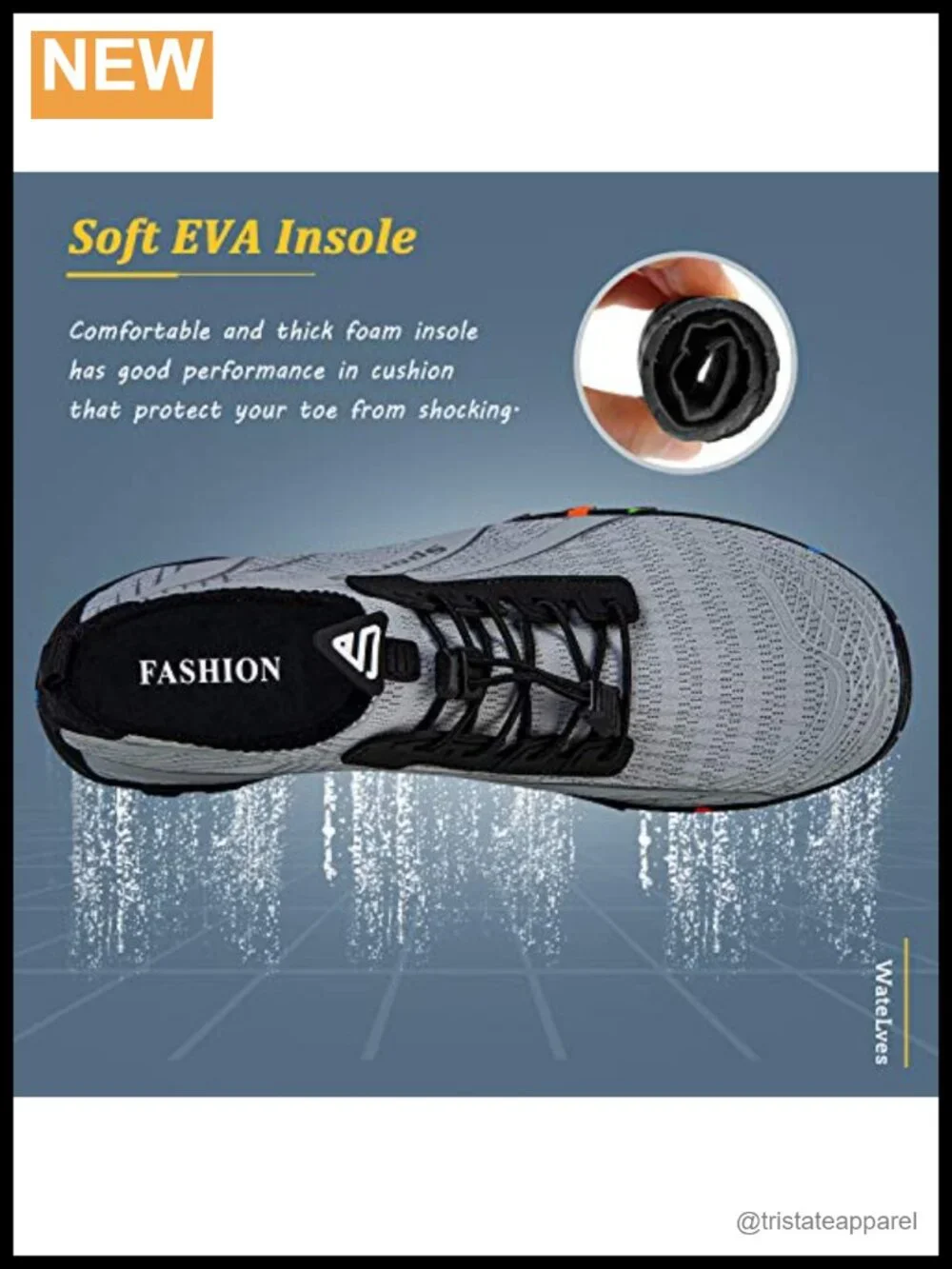 Water Shoes – Quick-Dry Aqua Socks for Surf Yoga Water Aerobics
